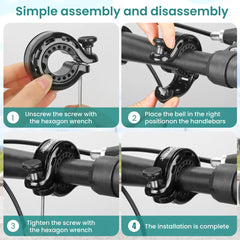 Loud 110dB Bike Bell – Mini Horn for MTB & Road