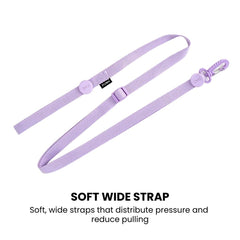 Macaron Dog Harness & Leash Set — Soft Chest Strap