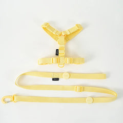 Macaron Dog Harness & Leash Set — Soft Chest Strap