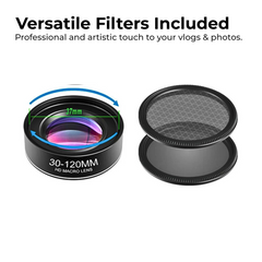 HD Mobile Macro Lens Kit with CPL Filter – Clip-On