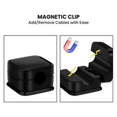 Magnetic Cable Clip — Adhesive Cord Organizer