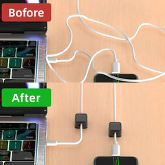 Magnetic Cable Clip — Adhesive Cord Organizer