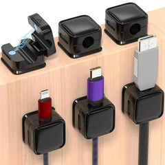 Magnetic Cable Clip — Adhesive Cord Organizer