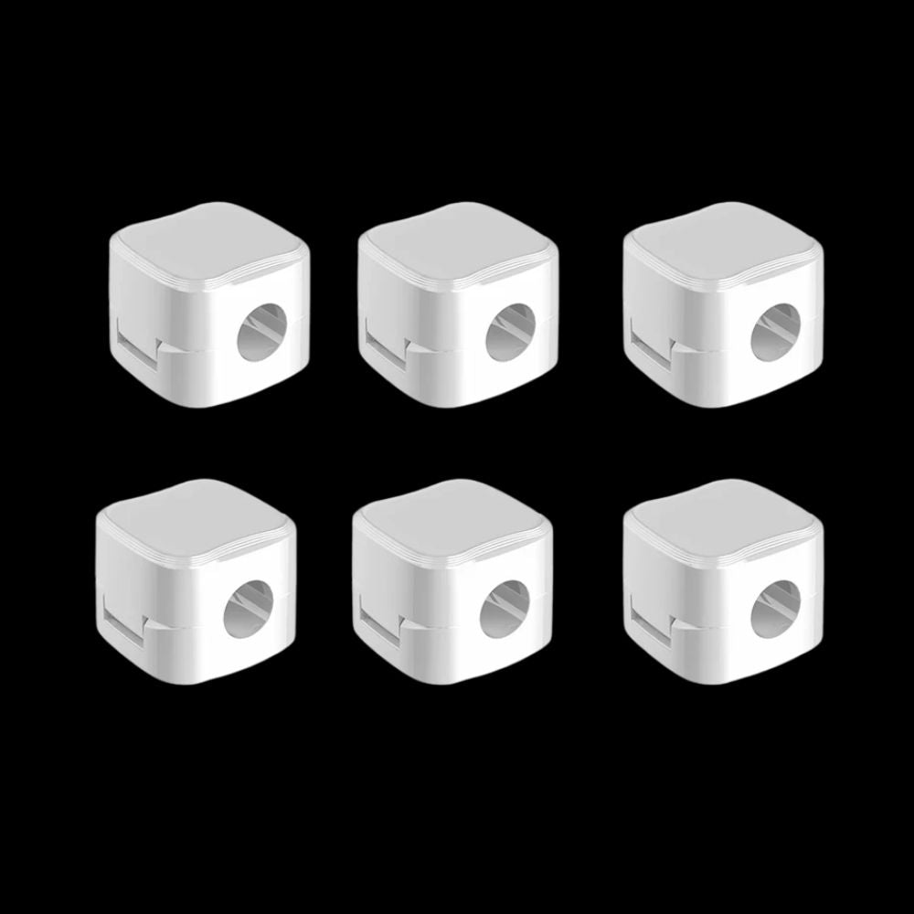 Magnetic Cable Organizer Clips — Strong Adhesive