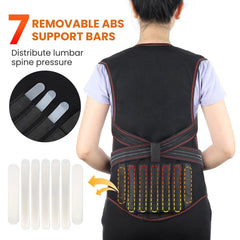 Magnetic Posture Corrector Back Brace with Heating