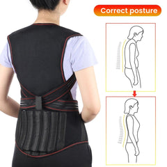 Magnetic Posture Corrector Back Brace with Heating