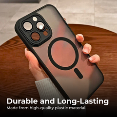 Magnetic Shockproof Matte iPhone 16 15 Pro Max Case