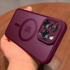 Magnetic Shockproof Matte iPhone 16 15 Pro Max Case