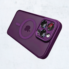 Magnetic Shockproof Matte Phone Case for iPhone 15 Series - 15, Pro, Plus, Pro Max