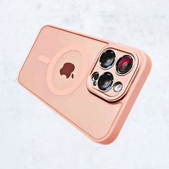 Magnetic Shockproof Matte Phone Case for iPhone 15 Series - 15, Pro, Plus, Pro Max