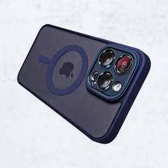 Magnetic Shockproof Matte Phone Case for iPhone 15 Series - 15, Pro, Plus, Pro Max