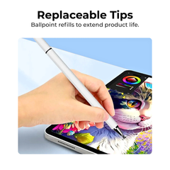 3-in-1 Magnetic Stylus Pen – Capacitive + Ballpoint