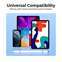 3-in-1 Magnetic Stylus Pen – Capacitive + Ballpoint