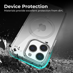 Clear Silicone Magsafe Cover iPhone 16 15 Pro Max
