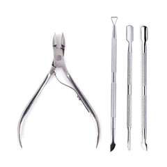 Manicure Kit 4Pcs – Cuticle Nipper, Cutter & Tools
