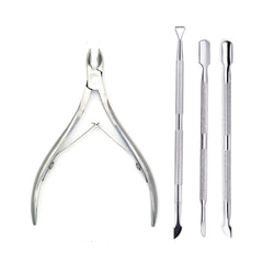Manicure Kit 4Pcs – Cuticle Nipper, Cutter & Tools