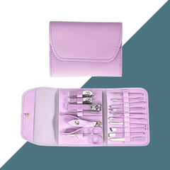 Manicure Pedicure Nail Tool Kit 16pcs with Travel Case
