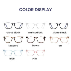 Matte Black Anti-Blue Light Gaming Glasses Men