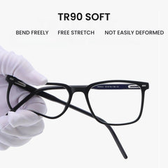 Matte Black Anti-Blue Light Gaming Glasses Men