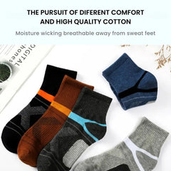 Men’s Breathable Sweat-Absorbing Sport Performance Socks
