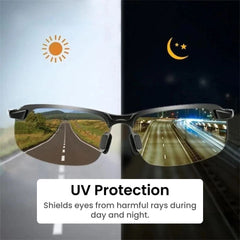 Men’s Night Vision Driving Glasses – Anti Glare Lens
