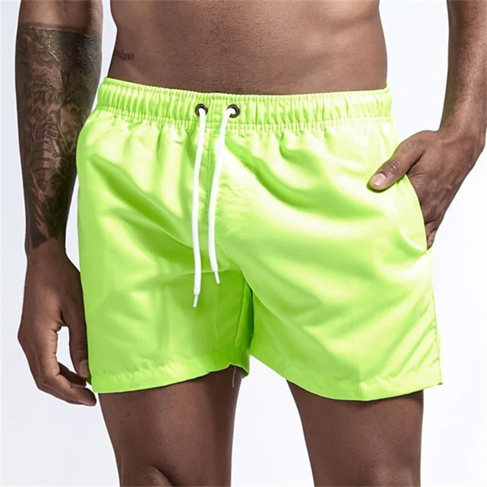 Men_s_Quick-Dry_Solid_Swim_Trunks_with_Mesh_Lining___Pockets_-_Green