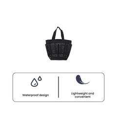 Mesh Beach Tote Bag — 8-Pocket Foldable Pool Bag