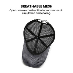 Mesh Breathable Baseball Cap — Adjustable Unisex Hat