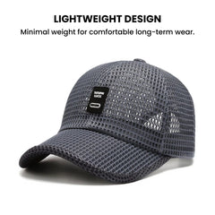 Mesh Breathable Baseball Cap — Adjustable Unisex Hat