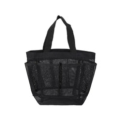 Mesh Beach Tote Bag — 8-Pocket Foldable Pool Bag