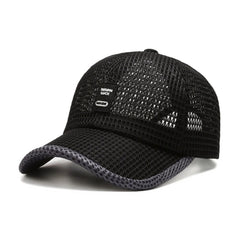 Mesh Breathable Baseball Cap — Adjustable Unisex Hat