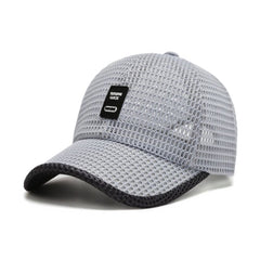 Mesh Breathable Baseball Cap — Adjustable Unisex Hat