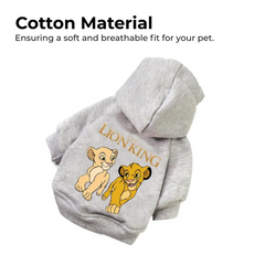 Mickey Minnie Dog Hoodie for Small-Medium Pets