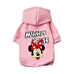 Mickey Minnie Dog Hoodie for Small-Medium Pets