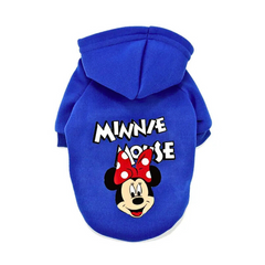 Mickey Minnie Dog Hoodie for Small-Medium Pets