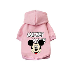 Mickey Minnie Dog Hoodie for Small-Medium Pets