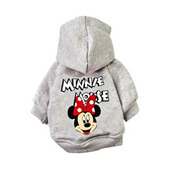 Mickey Minnie Dog Hoodie for Small-Medium Pets
