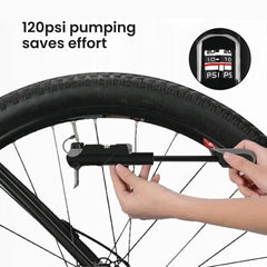 Mini Bike Pump with Pressure Gauge