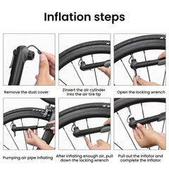 Mini Bike Pump with Pressure Gauge