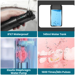 Mini Dental Water Flosser – Travel Oral Irrigator Jet