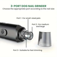 Mini Pet Nail Grinder — Quiet Portable Trimmer