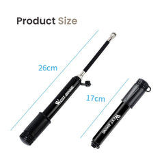 Mini Bike Pump 100Psi for Schrader & Presta