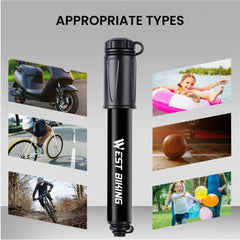 Mini Bike Pump 100Psi for Schrader & Presta