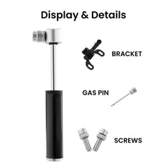 Mini Bike Pump for MTB & Road | 120 PSI Portable