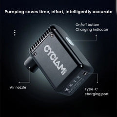 Mini Cordless Bike Pump – Portable Air Inflator