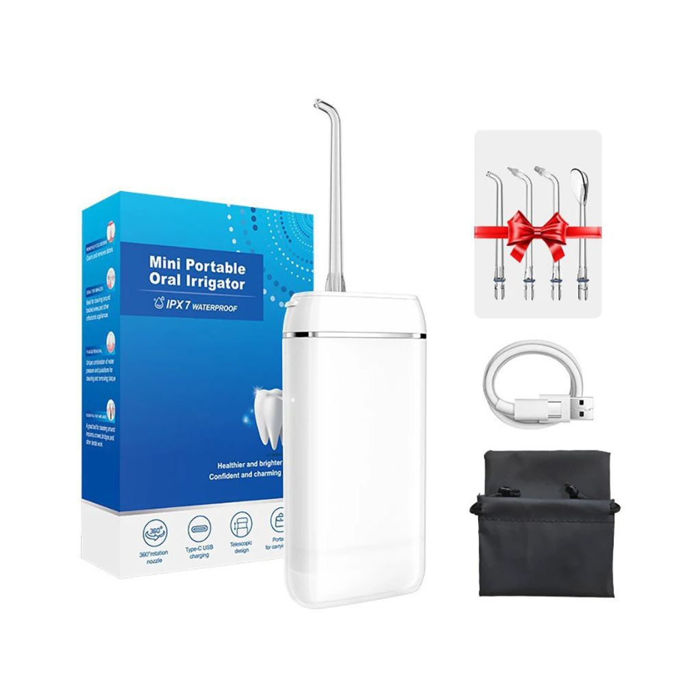 Mini Dental Water Flosser – Travel Oral Irrigator Jet