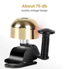 Compact Copper Bike Bell – Clear Sound for Road & MTB