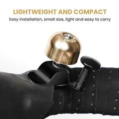 Compact Copper Bike Bell – Clear Sound for Road & MTB