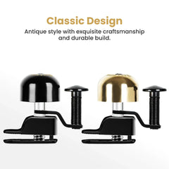 Compact Copper Bike Bell – Clear Sound for Road & MTB