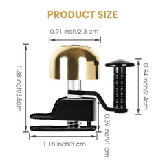 Compact Copper Bike Bell – Clear Sound for Road & MTB